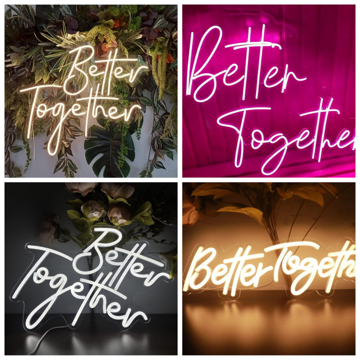 Better Together Neon Sign USB  – Neon Sign Party recenzja i cena