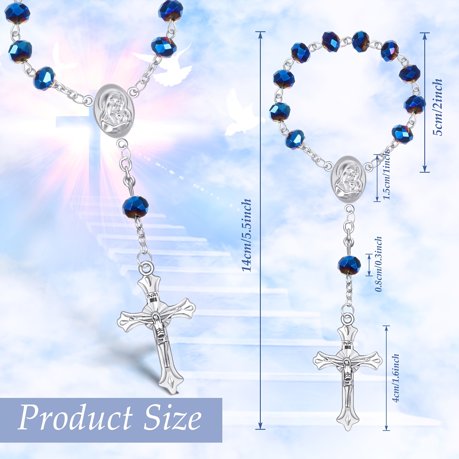 50 Sets Baptism Favors Rosary  – Party Favor Bag recenzja i cena