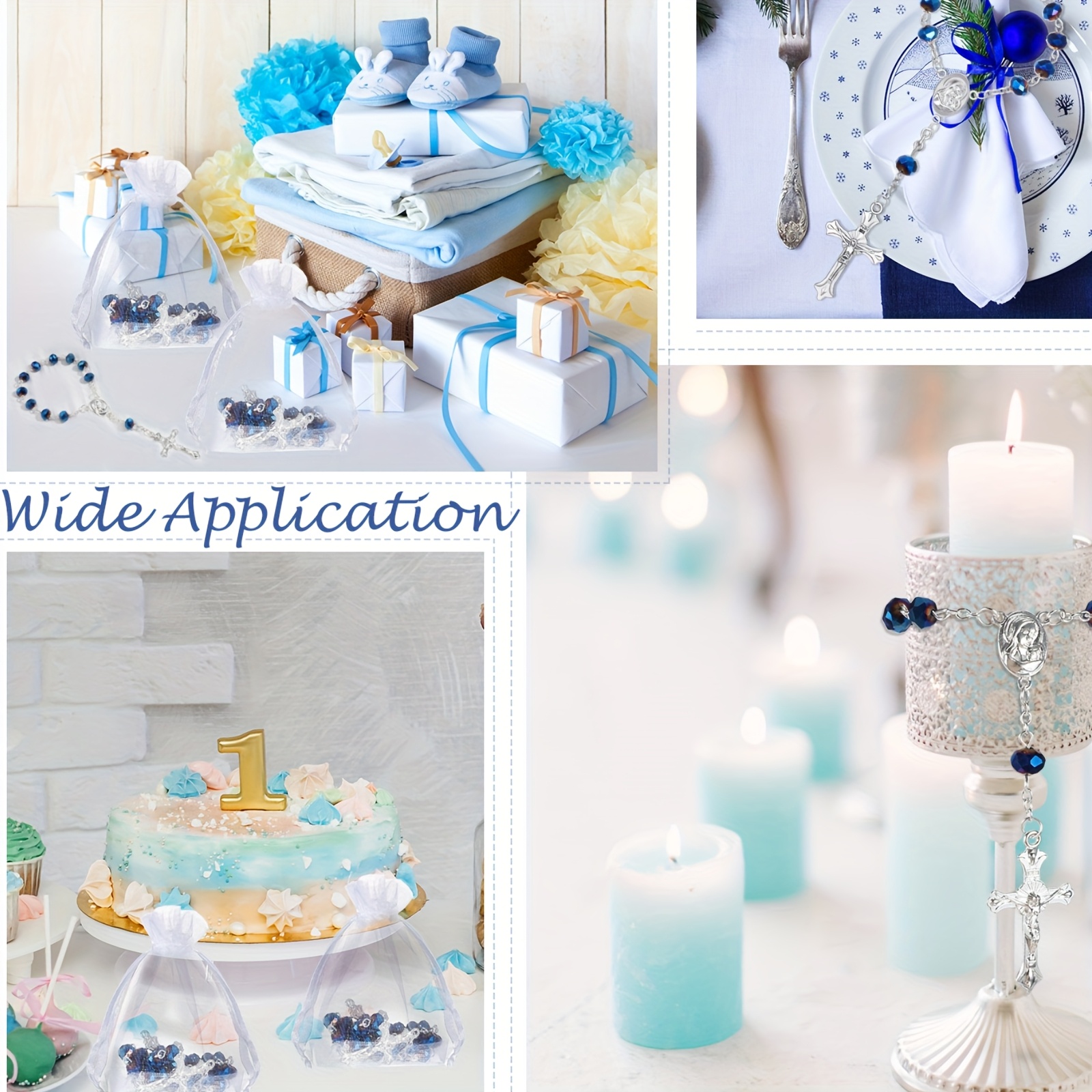 50 Sets Baptism Favors Rosary  – Party Favor Bag recenzja i cena