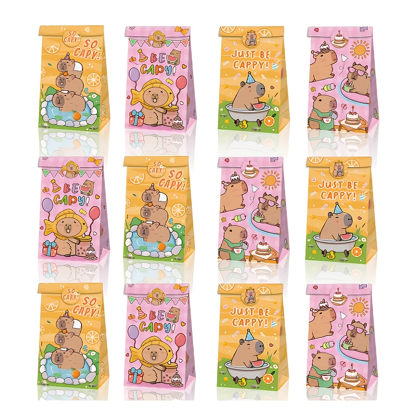 12/24/48pcs Capybara Candy Bag – Event Party Box recenzja i cena