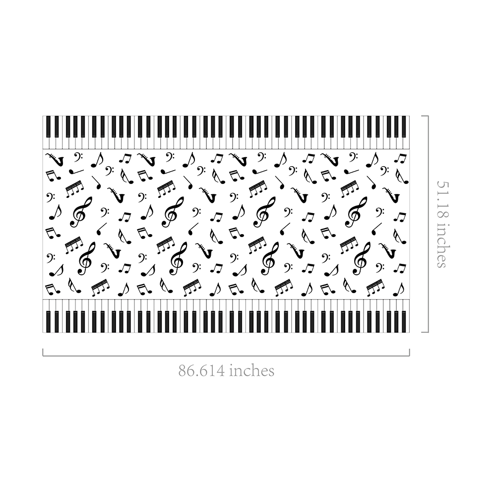 1pc Musical Note Tablecloth Di – Table Cloth Disposable recenzja i cena