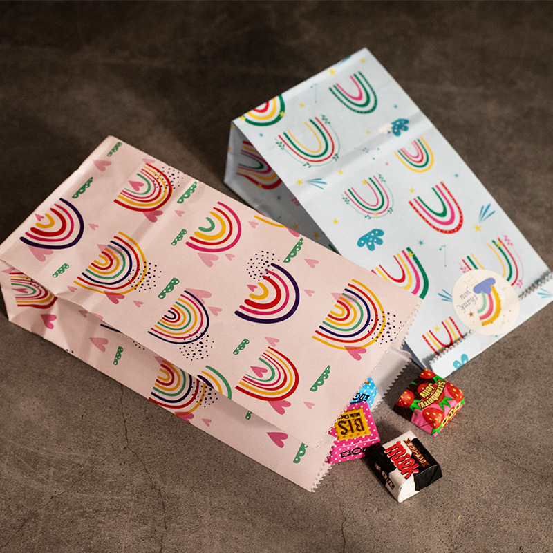 Small Paper Bags Rainbow Print – Event Party Box recenzja i cena