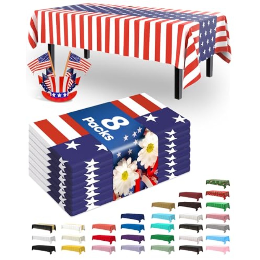 4th of July USA 250th Annivers – Table Cloth Disposable recenzja i cena