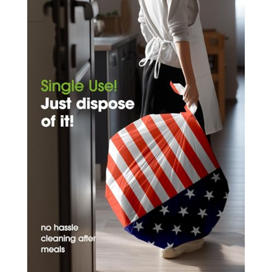 4th of July USA 250th Annivers – Table Cloth Disposable recenzja i cena