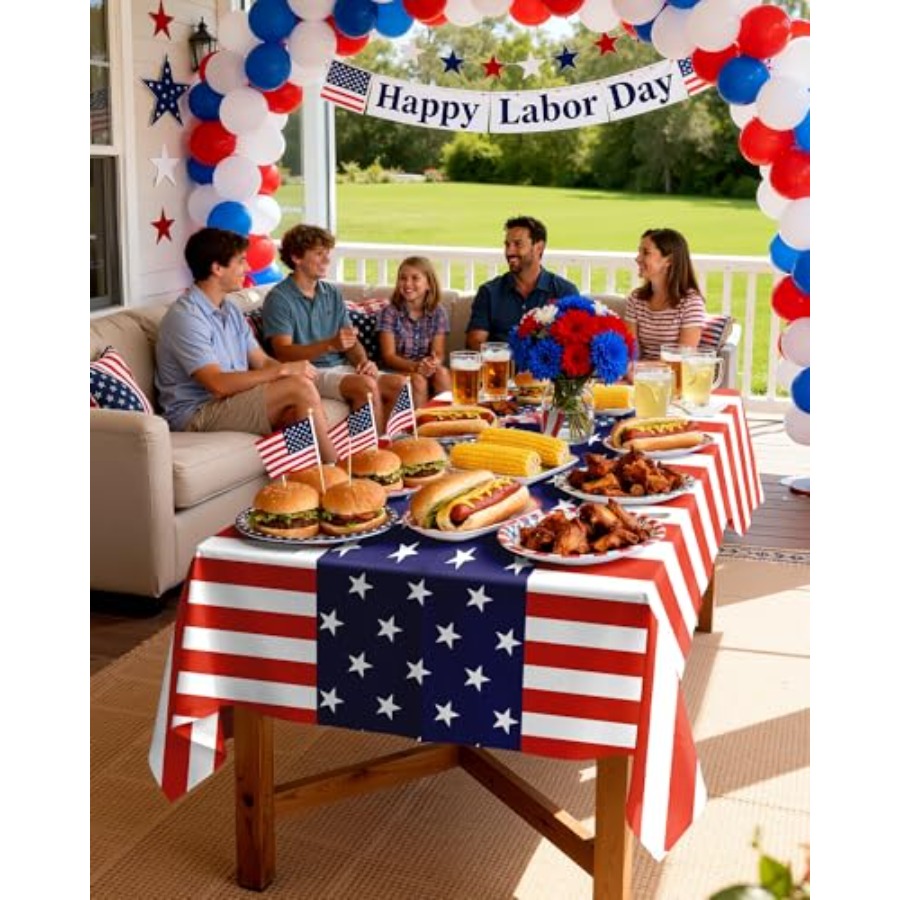 4th of July USA 250th Annivers – Table Cloth Disposable recenzja i cena