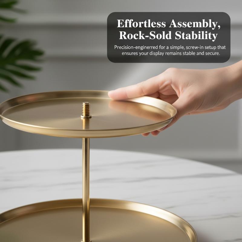 Gold Silver 2/3-Tier Cake Stan – Cupcake Stand Tier recenzja i cena