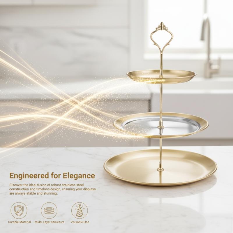 Gold Silver 2/3-Tier Cake Stan – Cupcake Stand Tier recenzja i cena