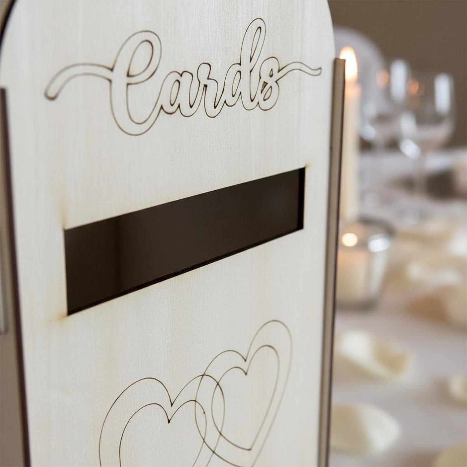Wooden Wedding Card Box Laser  – Event Party Box recenzja i cena