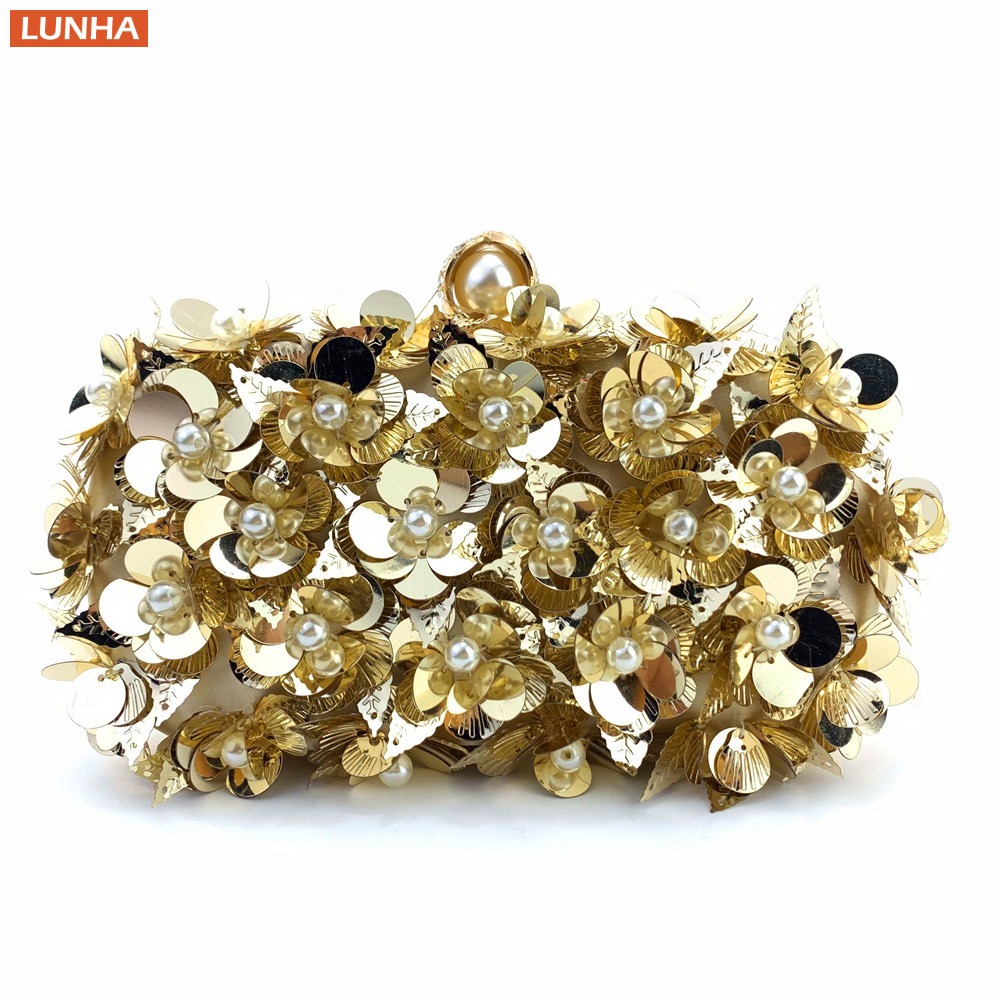 Women's Luxury Pearl Clutch Bo – Event Party Box recenzja i cena