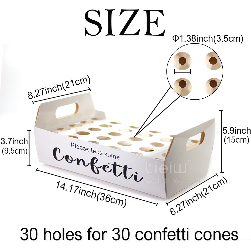 confetti cones holder natural  – Cotton Candy Cone recenzja i cena