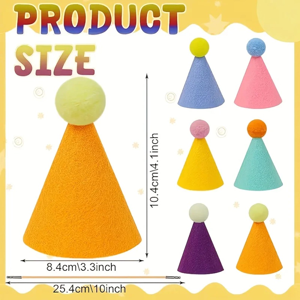 6 pcs Mini Party Hats: Lightwe – Party Hat Cone recenzja i cena