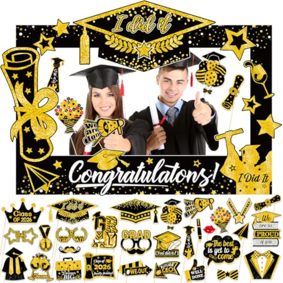 31 Pack Graduation Photo Booth – Photo Booth Frame recenzja i cena