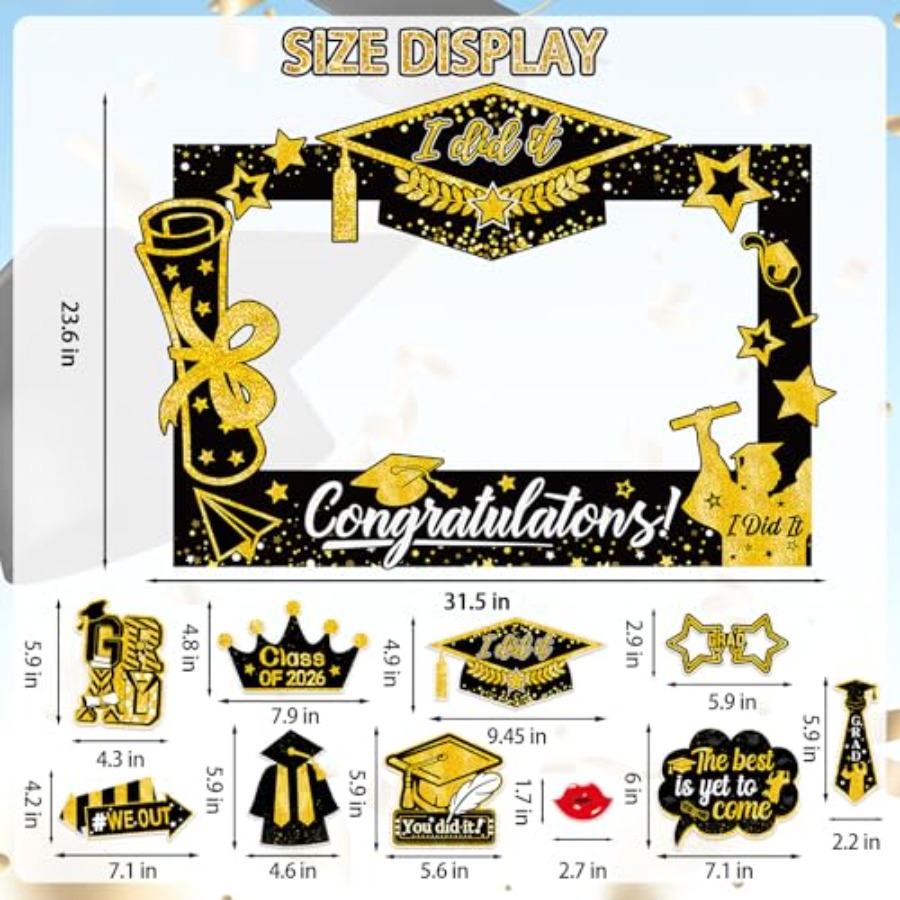 31 Pack Graduation Photo Booth – Photo Booth Frame recenzja i cena