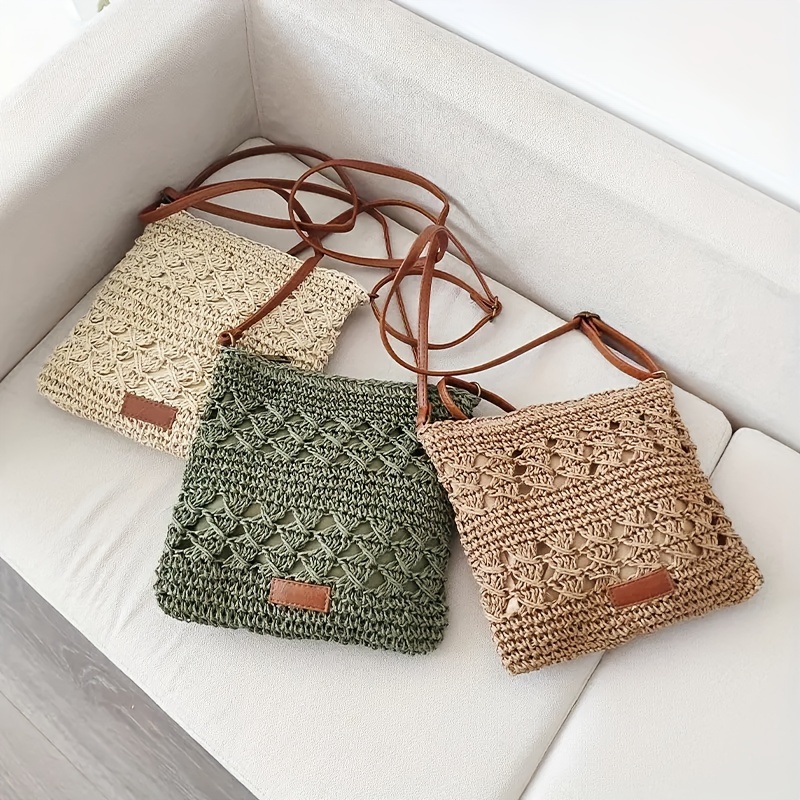 Chic Handmade Paper Straw Cros – Paper Straw Color recenzja i cena