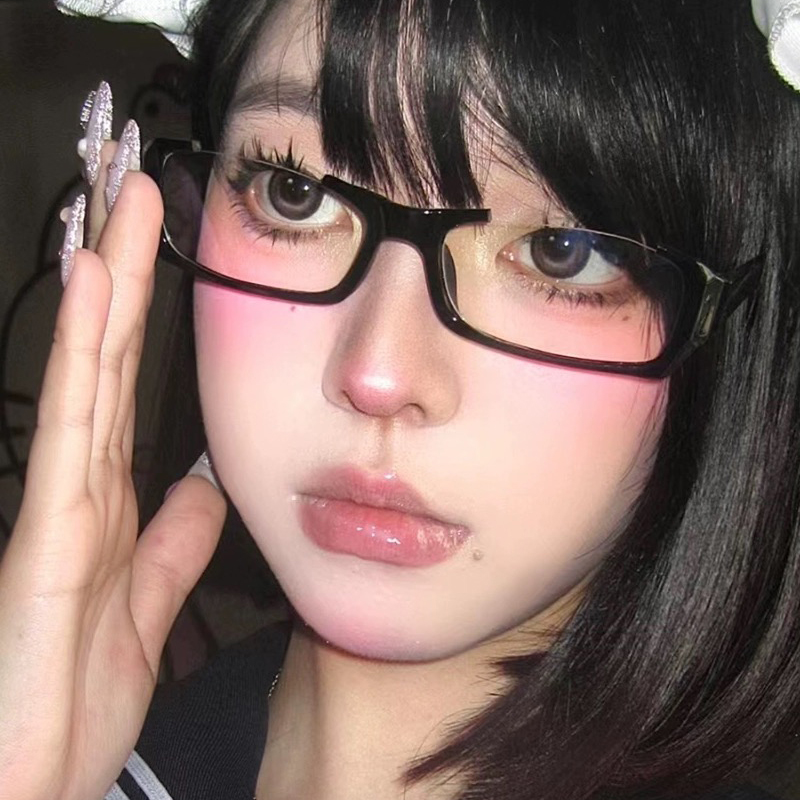 Y2K Black Half Frame Glasses W – Photo Booth Frame recenzja i cena