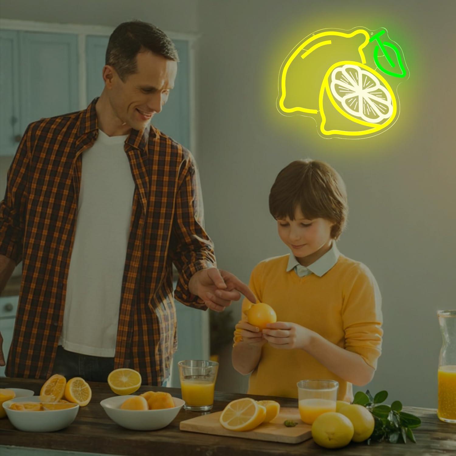 Lemon Neon Sign Dimmable LED L – Neon Sign Party recenzja i cena