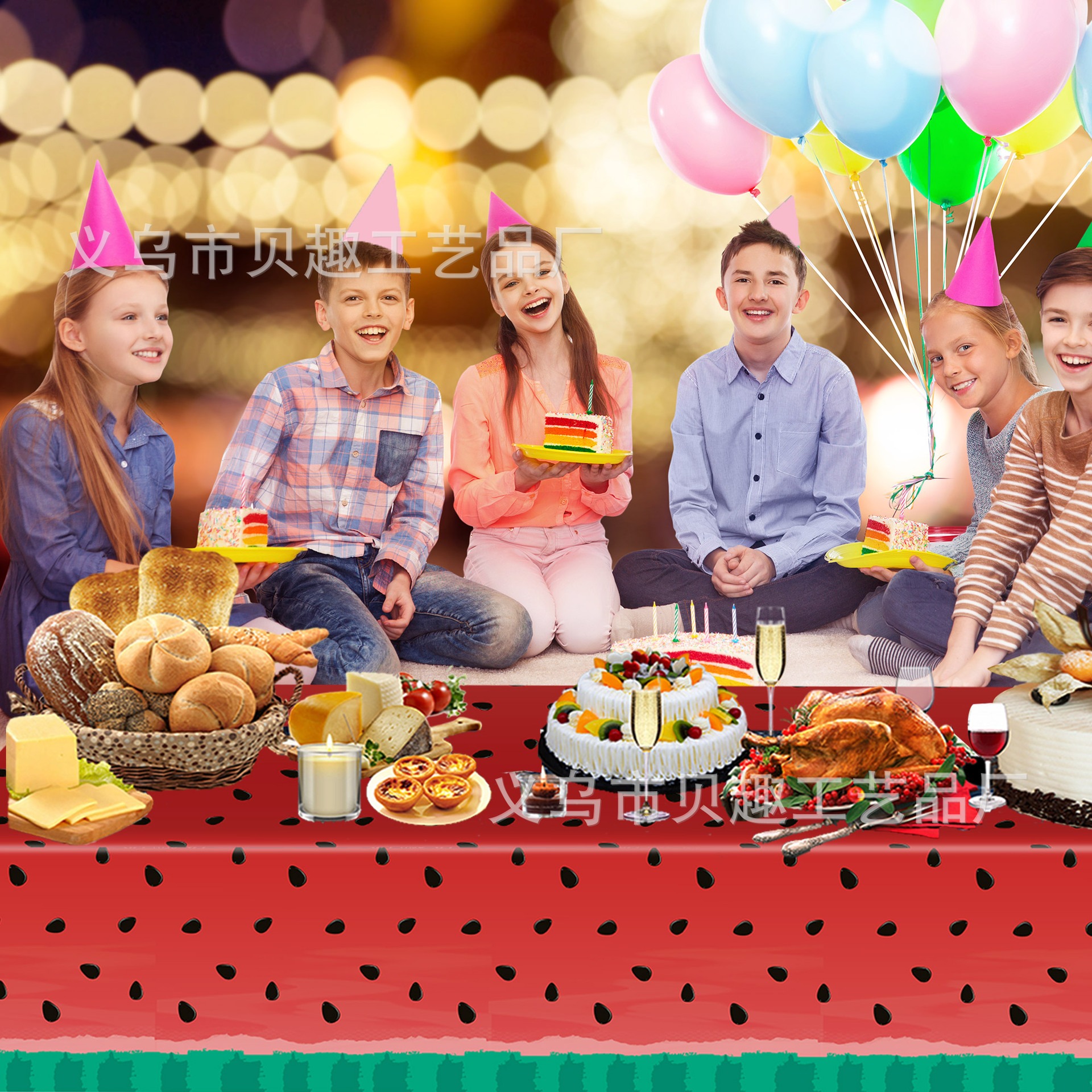 Summer Watermelon Party Tablec – Table Cloth Disposable recenzja i cena