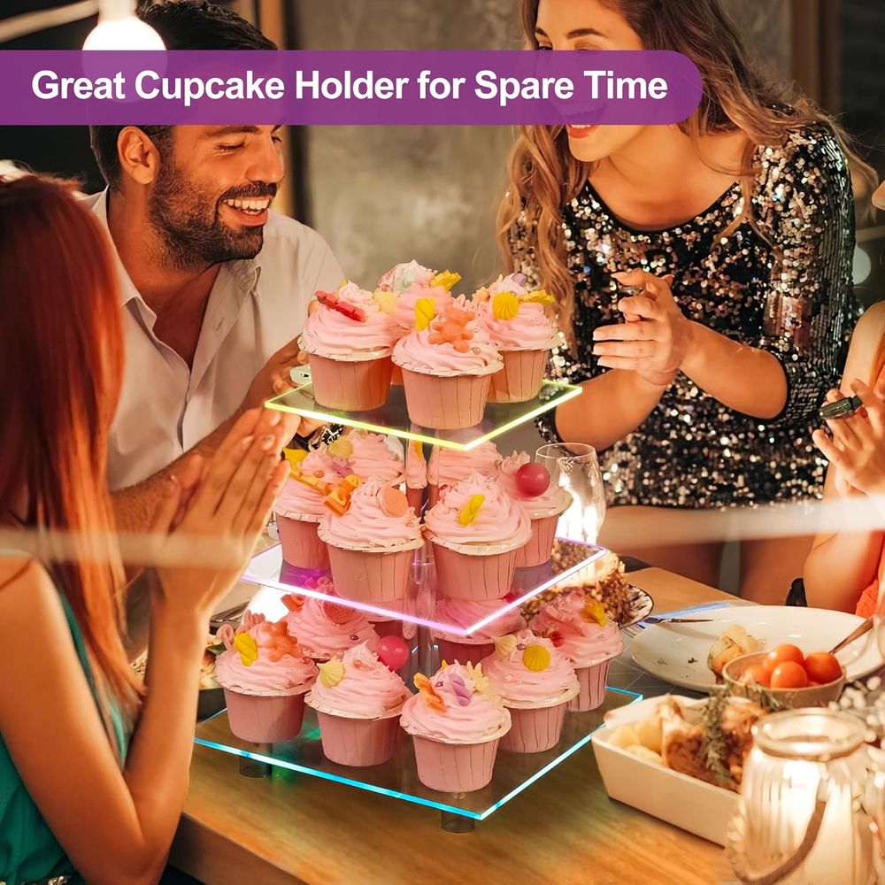 3-Tier Acrylic Cupcake Tower w – Cupcake Stand Tier recenzja i cena