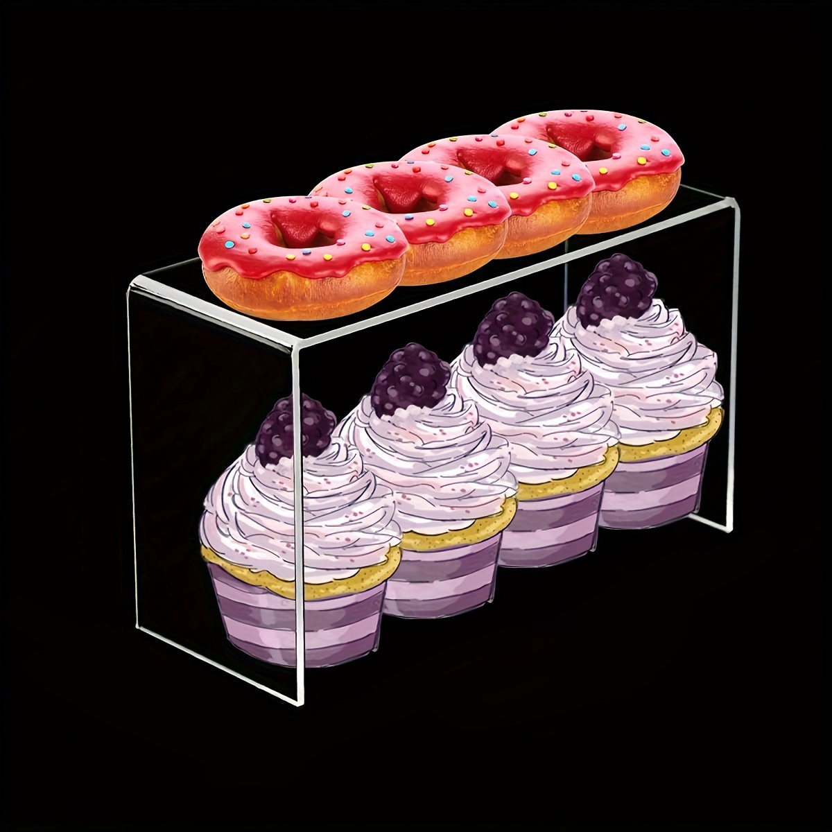 5pcs Acrylic Dessert Display S – Cupcake Stand Tier recenzja i cena