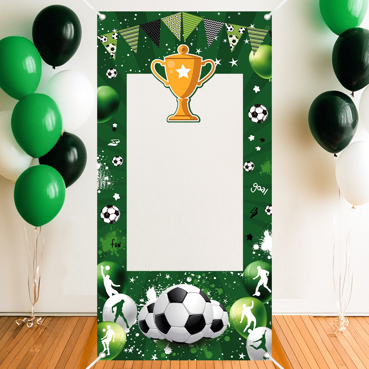 1pc Green Soccer Decorative Ph – Photo Booth Frame recenzja i cena