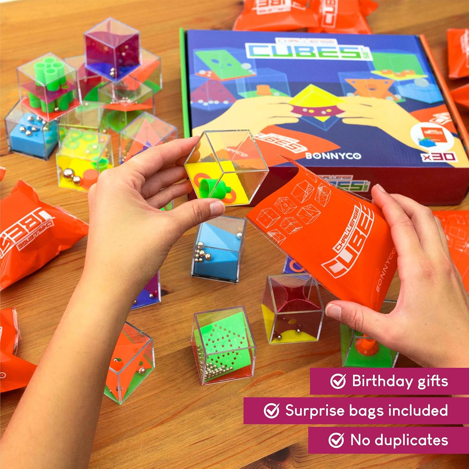 Brain Teaser Puzzles Cubes Pac – Party Favor Bag recenzja i cena