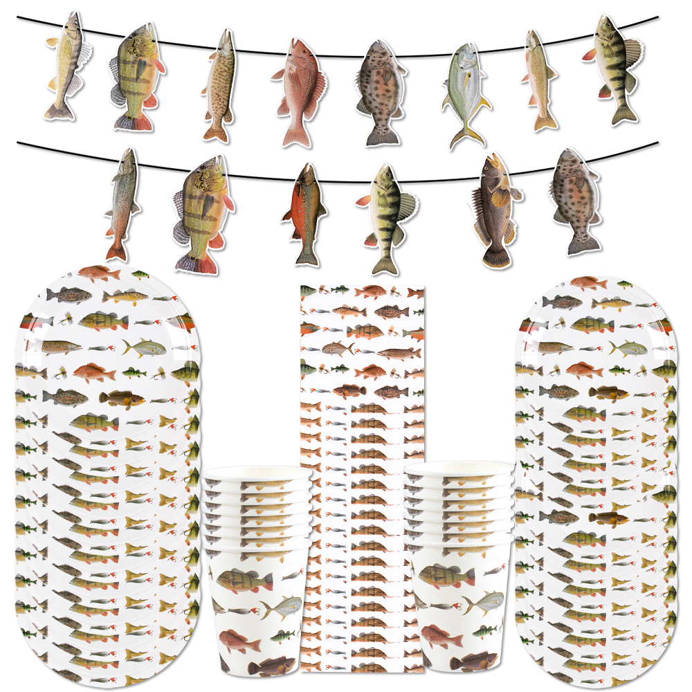 Fishing Themed Party Disposabl – Table Cloth Disposable recenzja i cena