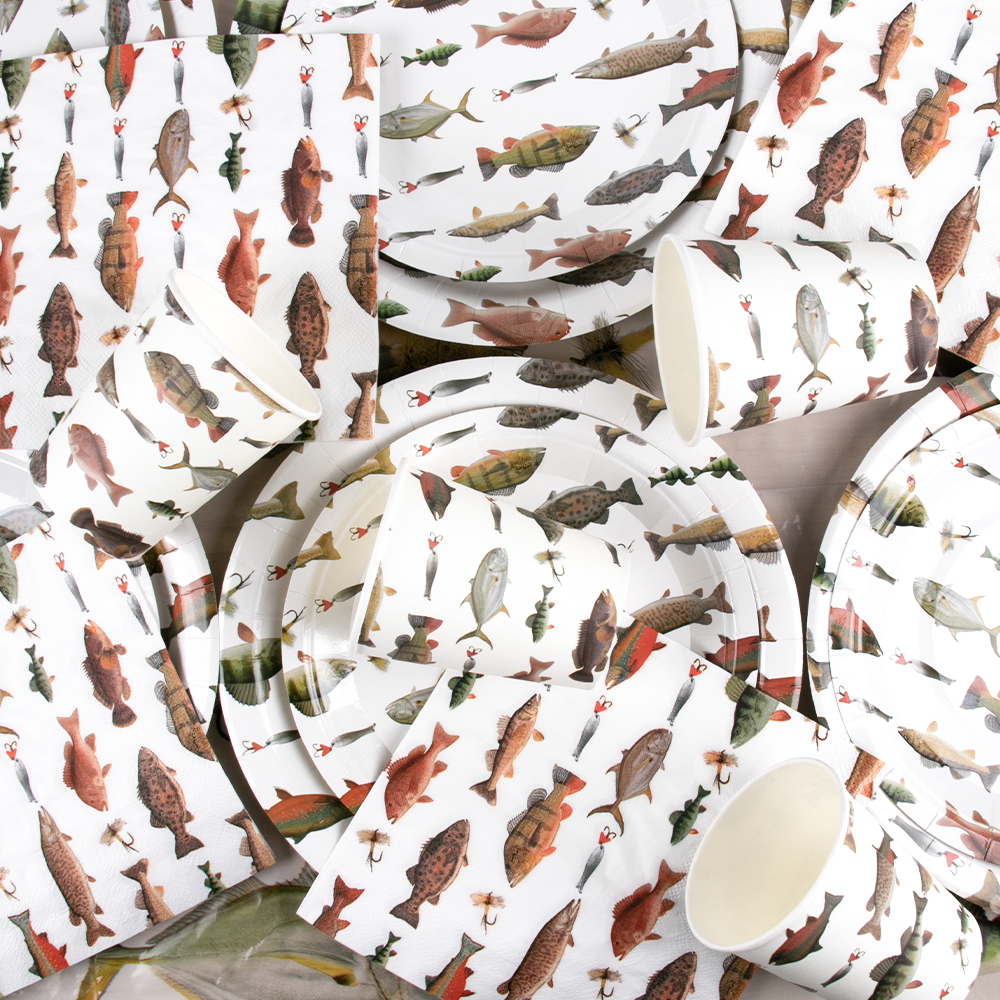 Fishing Themed Party Disposabl – Table Cloth Disposable recenzja i cena