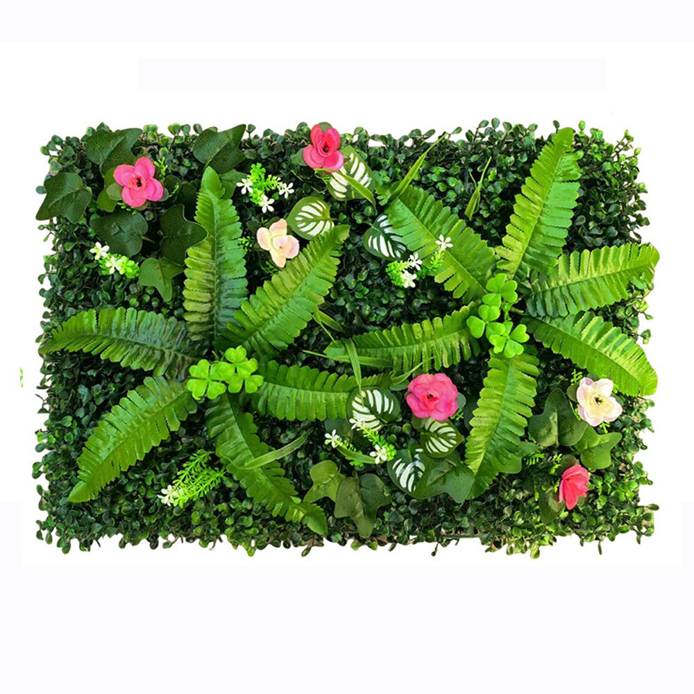 1PC Artificial Simulation Gree – Flower Wall Panel recenzja i cena