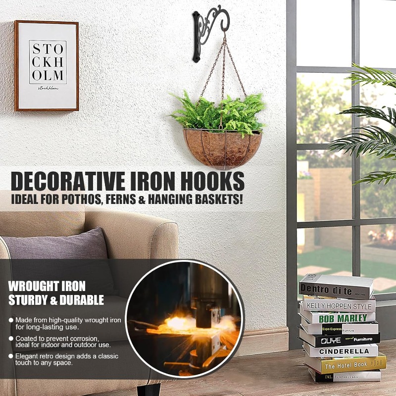 1PC Wall Mounted Bracket Iron  – Flower Wall Panel recenzja i cena