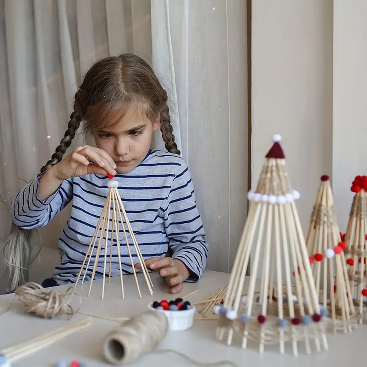 DIY Bamboo Sticks 50/100pcs Na – Cotton Candy Cone recenzja i cena