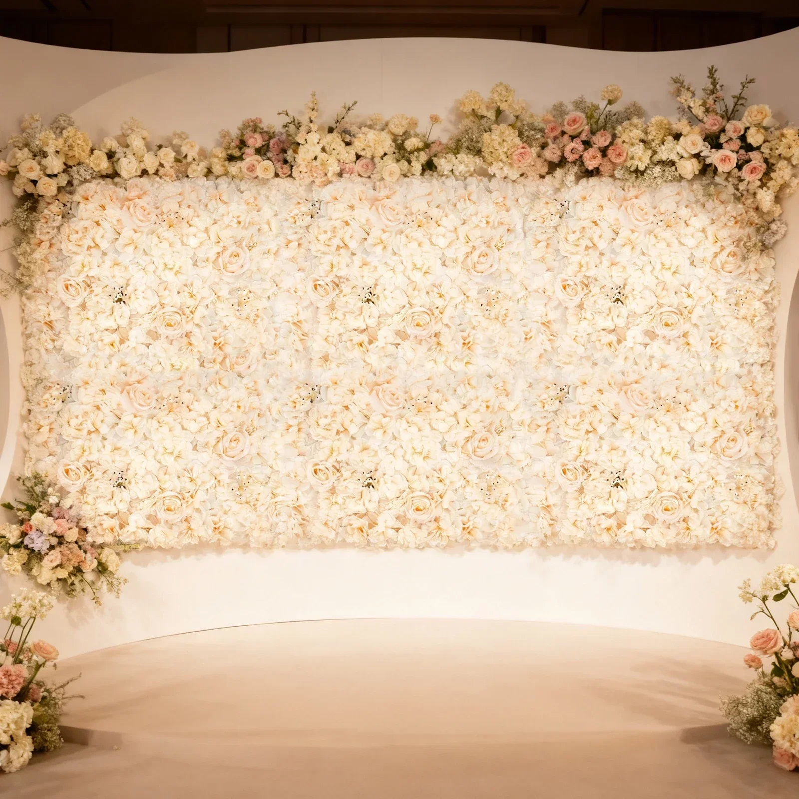 6 PCS 60*40cm Artificial Flowe – Flower Wall Panel recenzja i cena