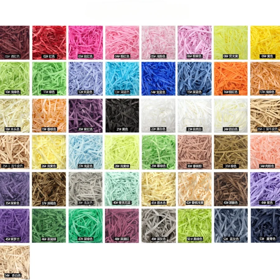 100g raffi Colorful Shredded C – Paper Straw Color recenzja i cena