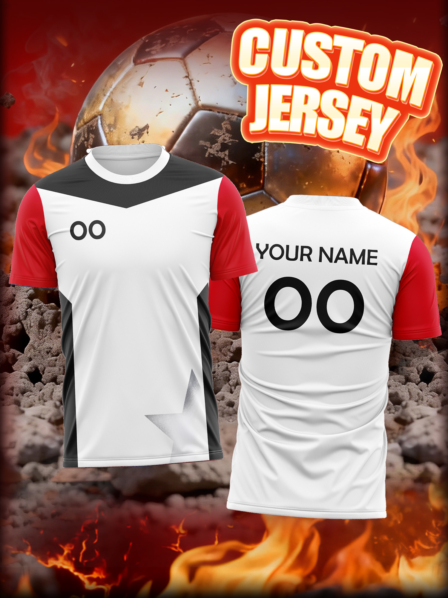 Custom Photo Name Number Socce – Event & Party Supply recenzja i cena