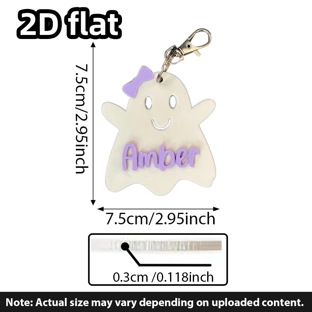 Personalized Ghost Keychain, G – Party Favor Bag recenzja i cena