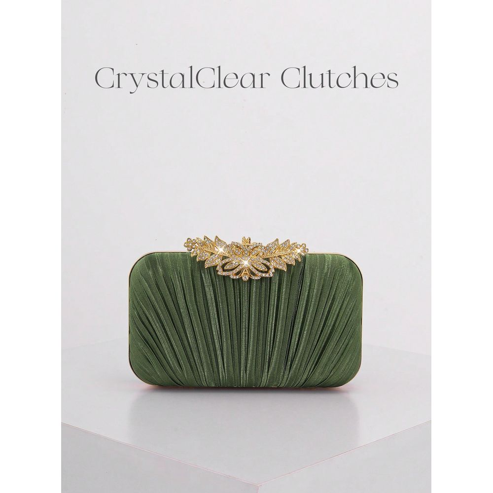 Fashion Rhinestone Decor Flap  – Event Party Box recenzja i cena