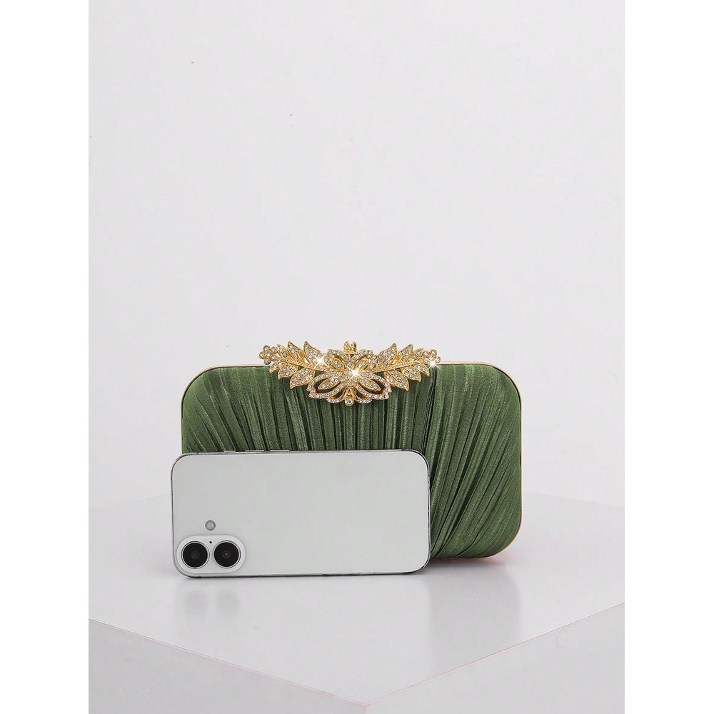 Fashion Rhinestone Decor Flap  – Event Party Box recenzja i cena
