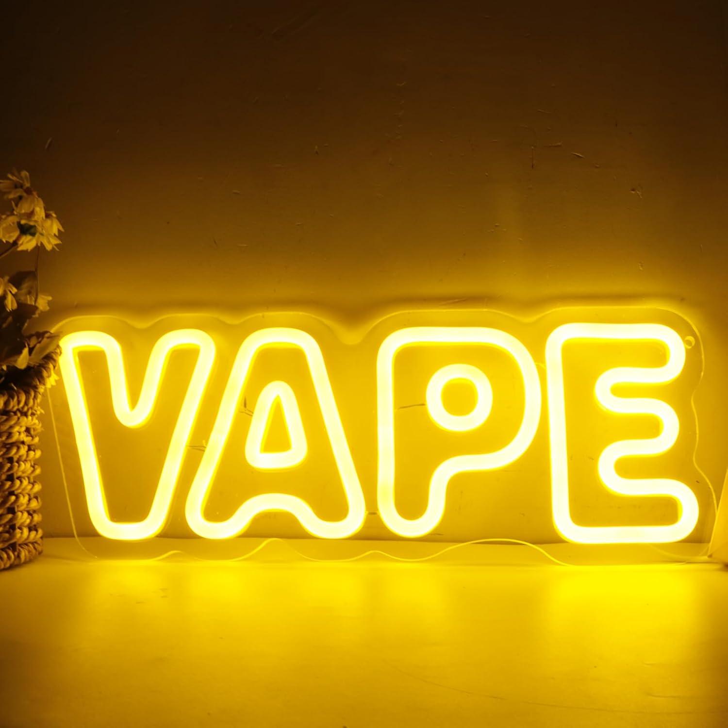 Vape Neon Sign USB Dimmable LE – Neon Sign Party recenzja i cena