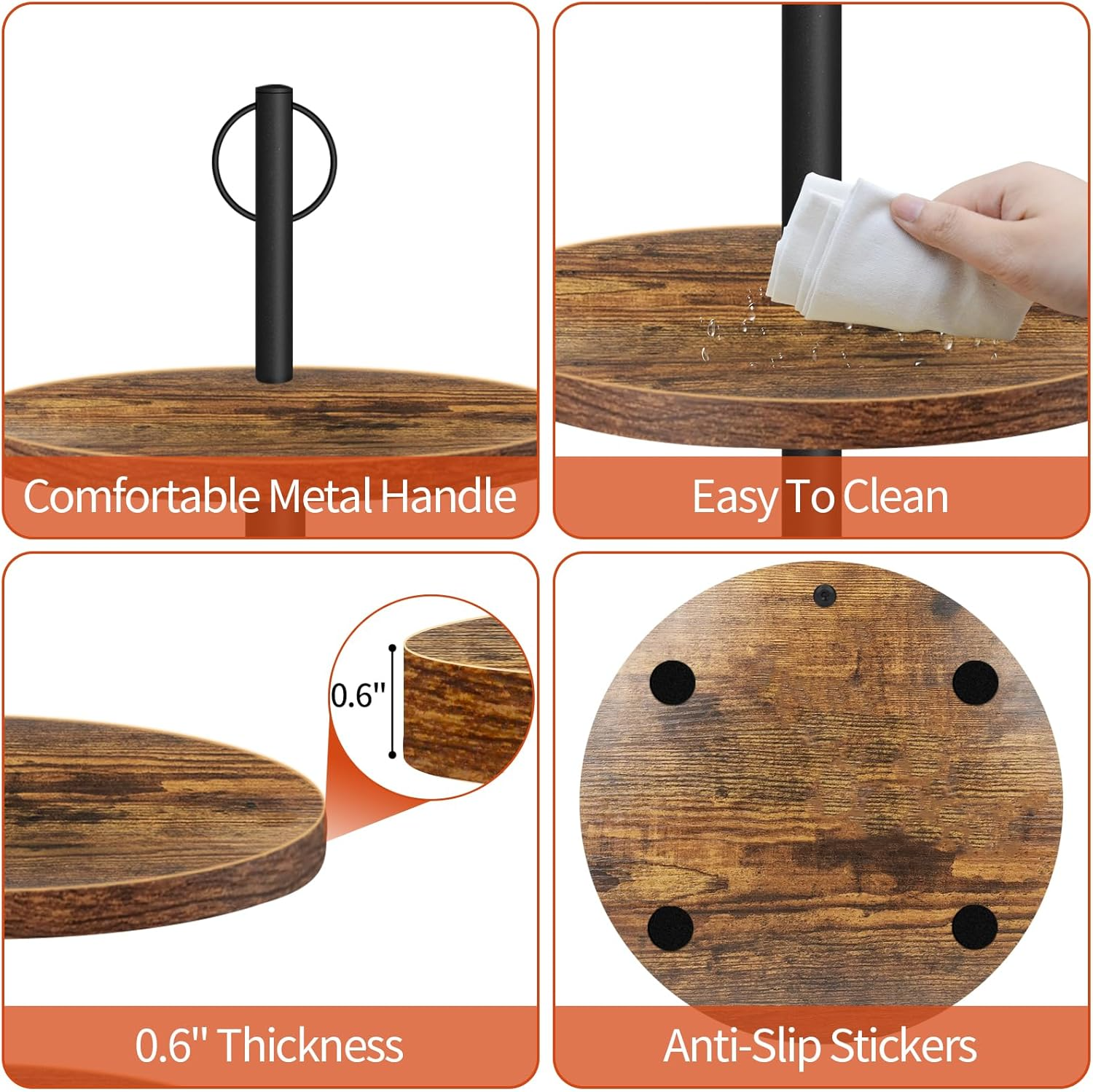3-Tier Rustic Wood Cupcake Sta – Cupcake Stand Tier recenzja i cena
