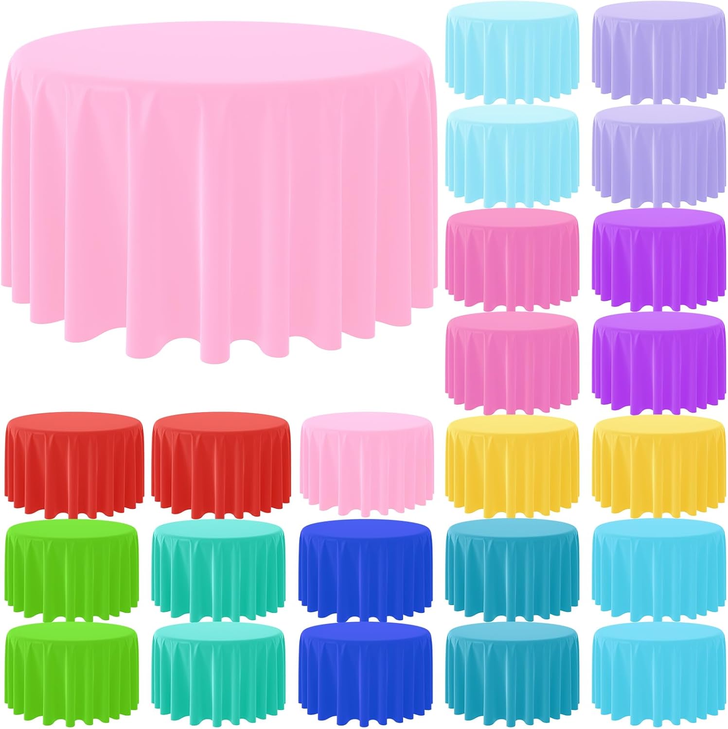 Disposable Round Solid Color T – Table Cloth Disposable recenzja i cena