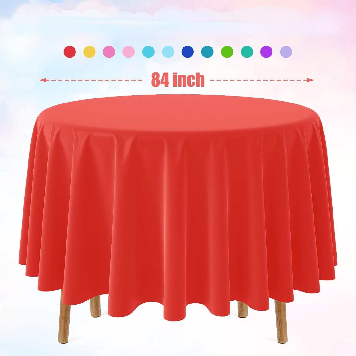 Disposable Round Solid Color T – Table Cloth Disposable recenzja i cena