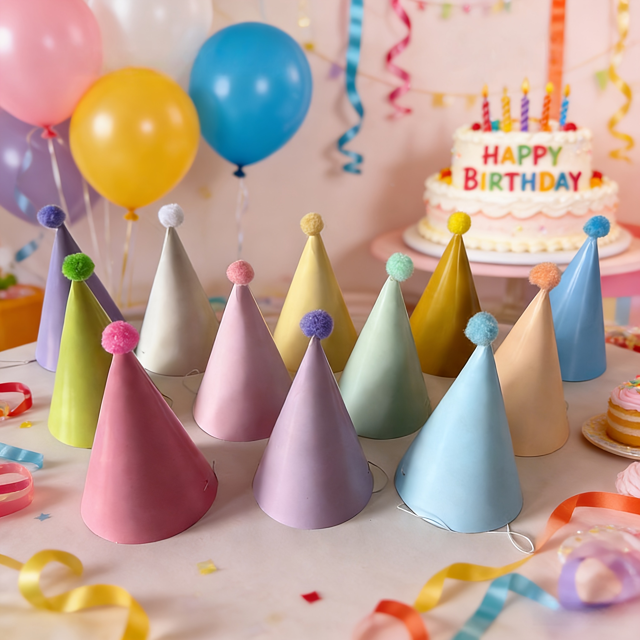 5/10 colorful birthday party h – Party Hat Cone recenzja i cena