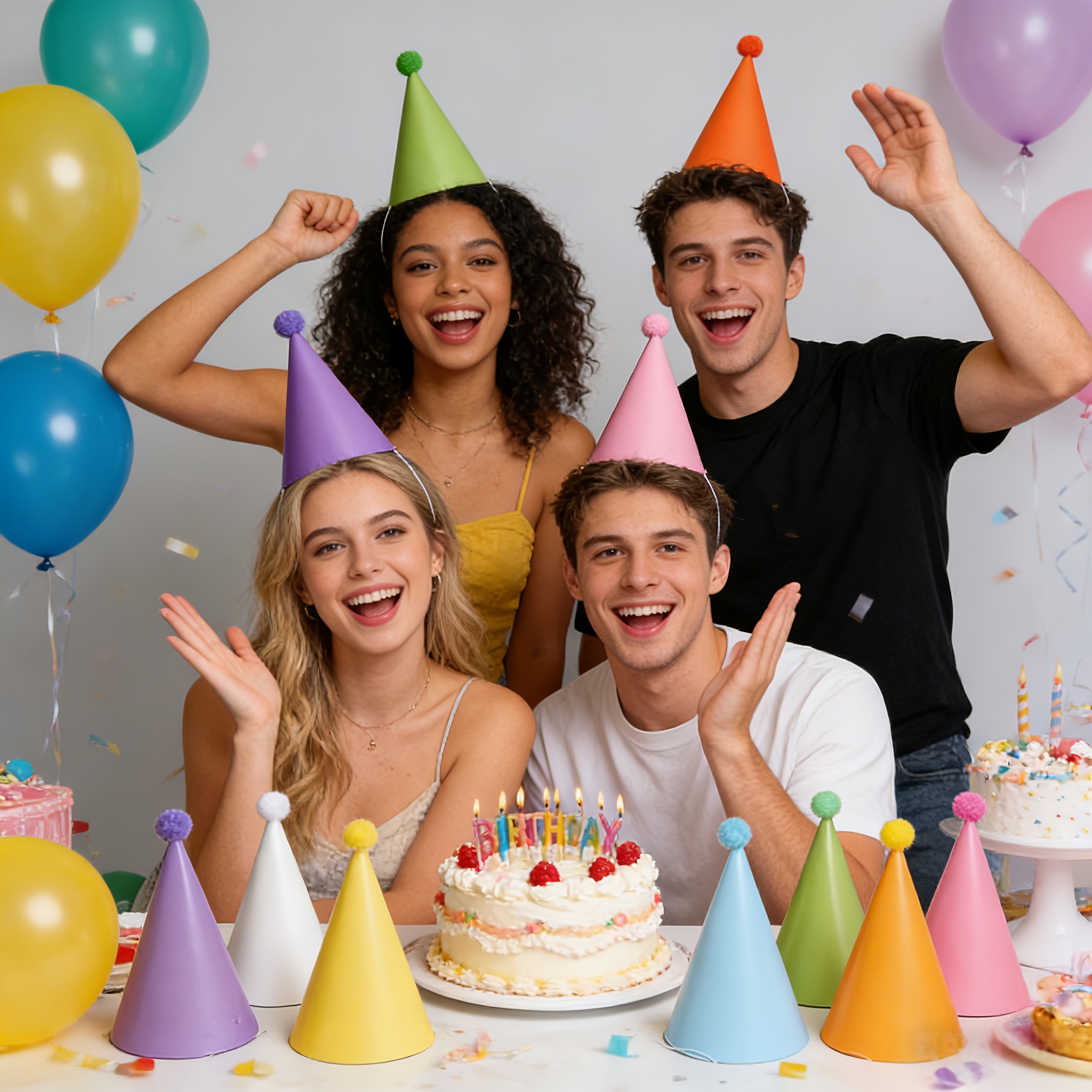 5/10 colorful birthday party h – Party Hat Cone recenzja i cena