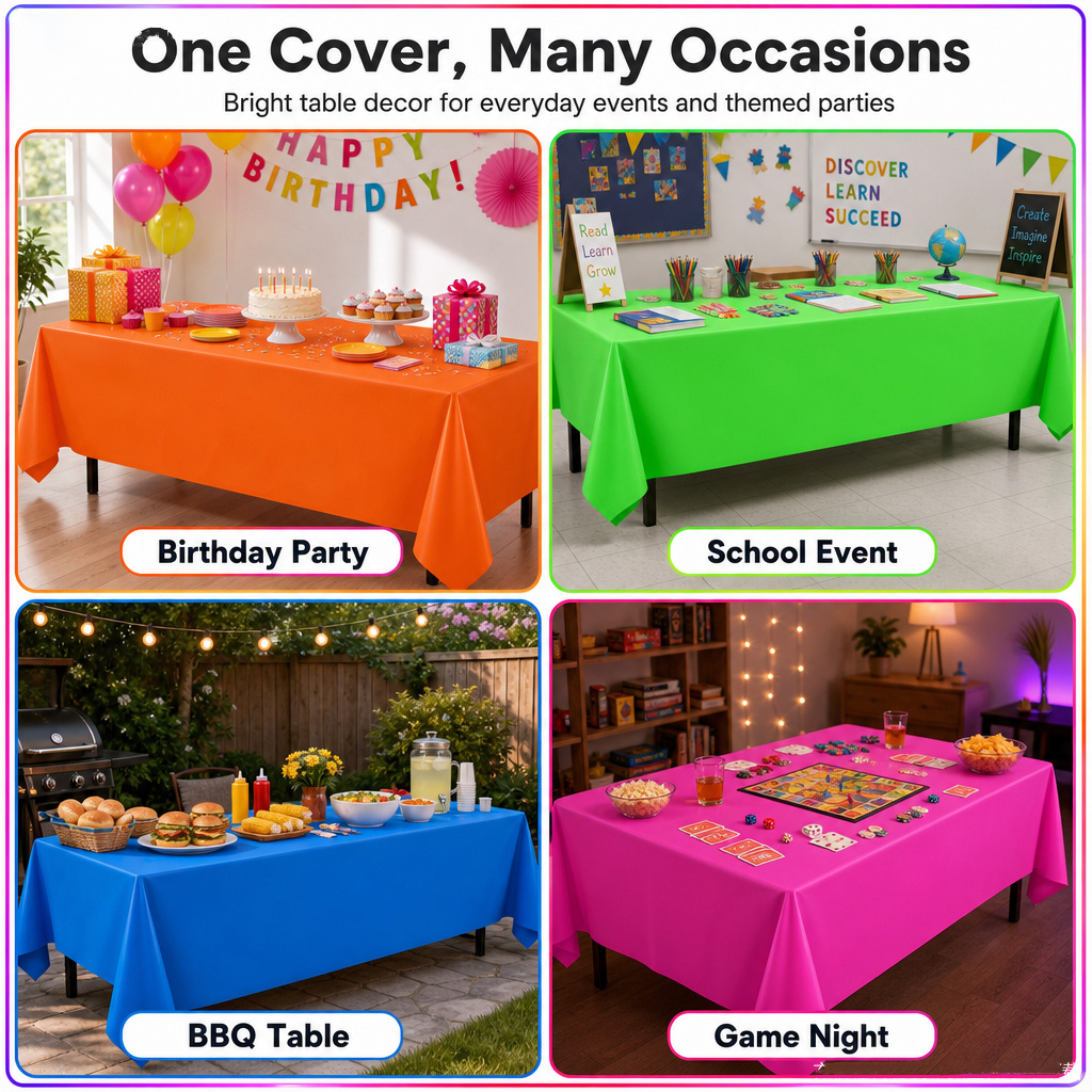 Thickened Macaron Fluorescent  – Table Cloth Disposable recenzja i cena
