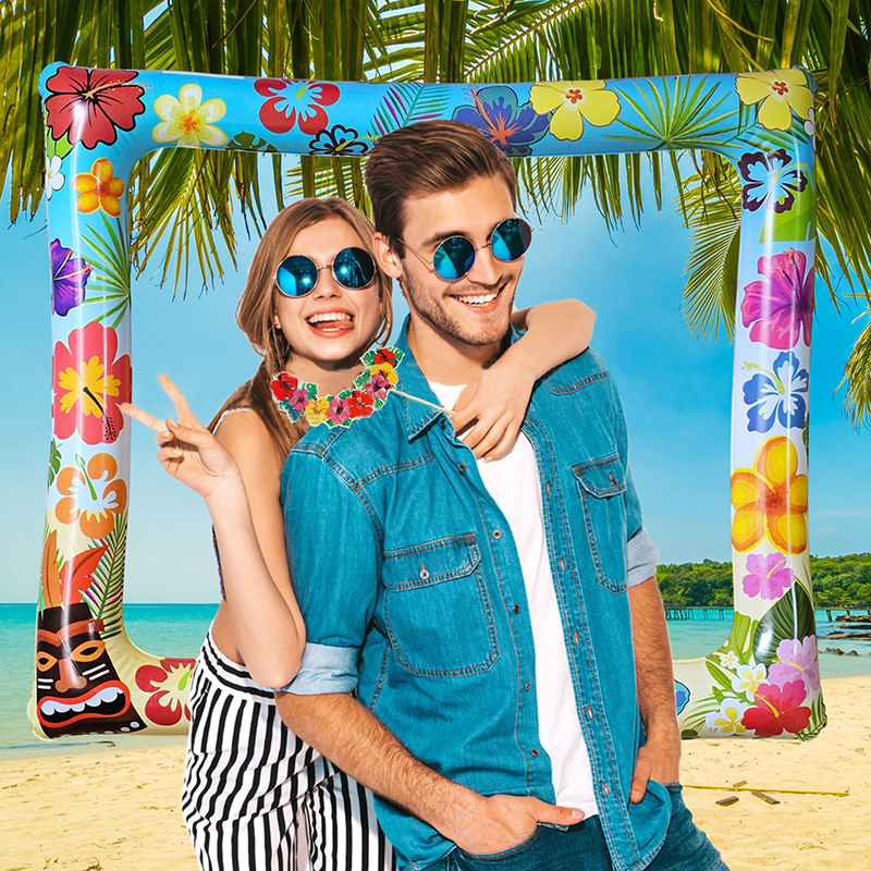 1pc Hawaiian Aloha Theme Infla – Photo Booth Frame recenzja i cena