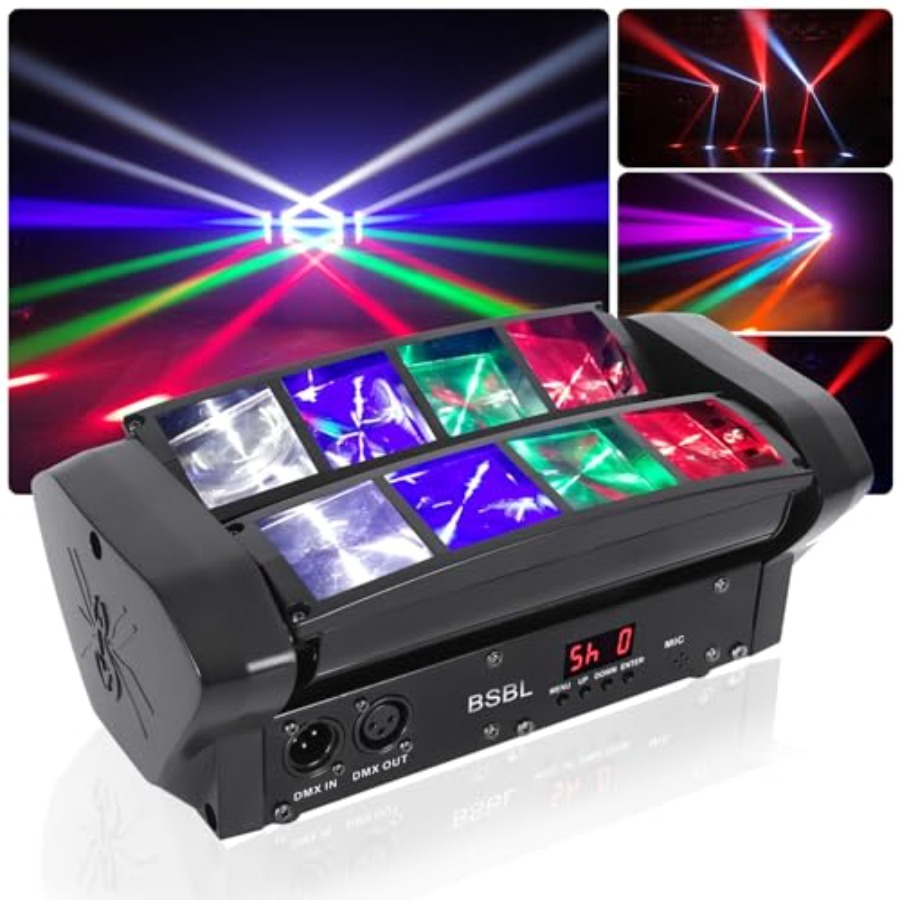 RGBW Moving Head DJ Light LED  – Event Party Dj recenzja i cena