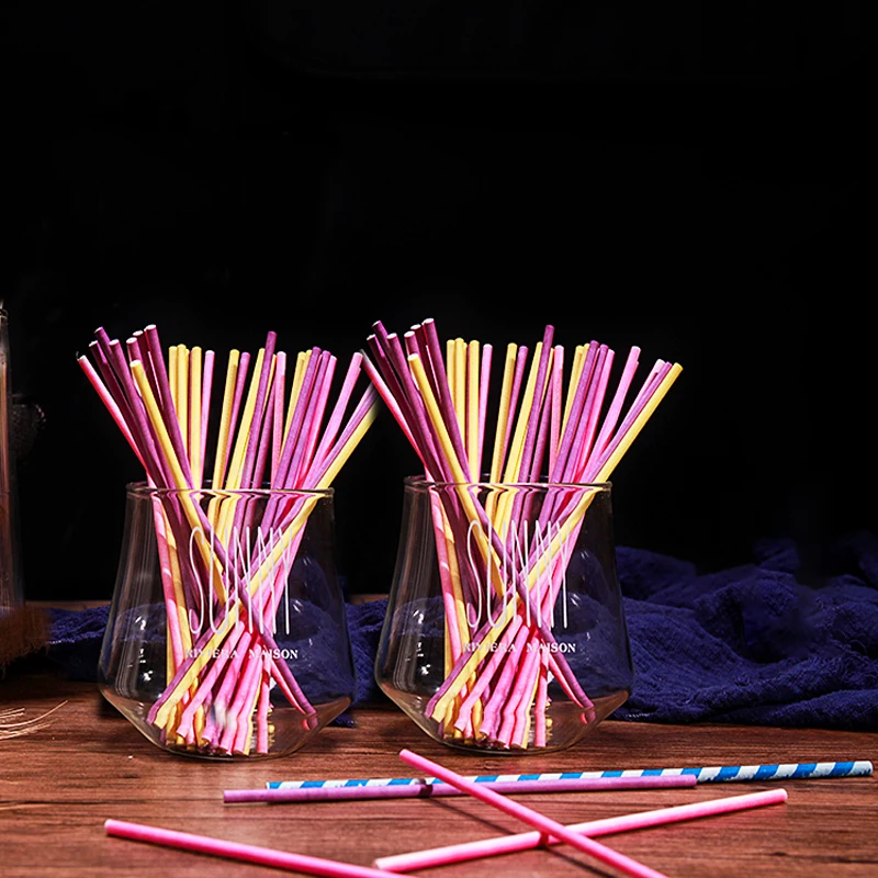 100Pcs/Lot Paper Lollipop Stic – Paper Straw Color recenzja i cena