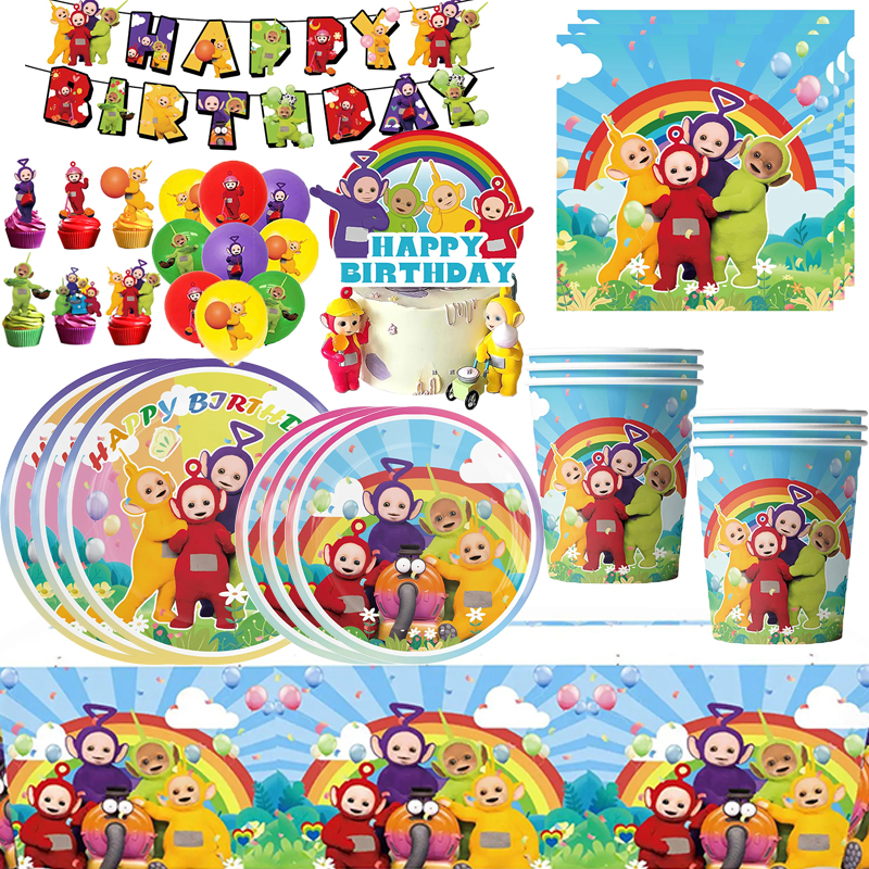 Teletubbies Birthday Party Dec – Table Cloth Disposable recenzja i cena