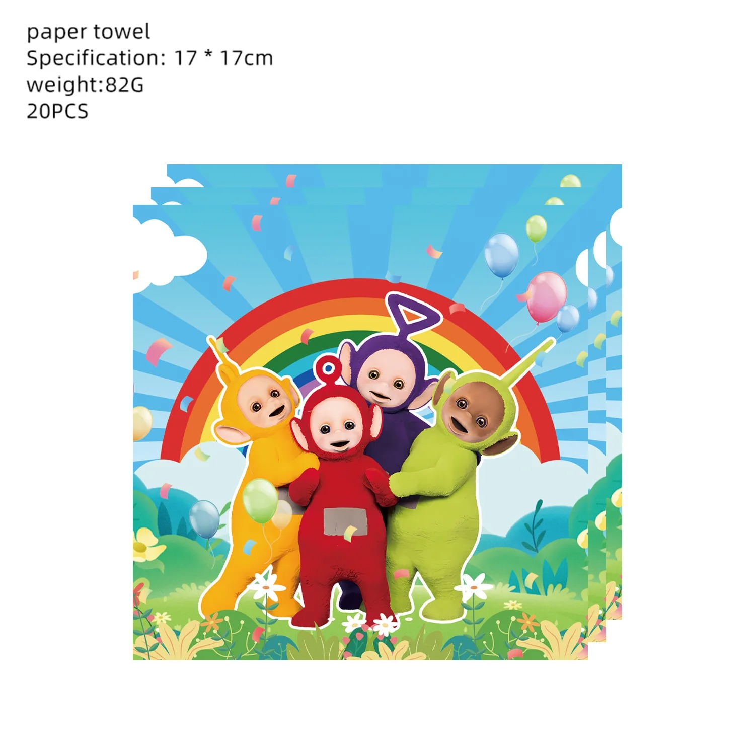 Teletubbies Birthday Party Dec – Table Cloth Disposable recenzja i cena