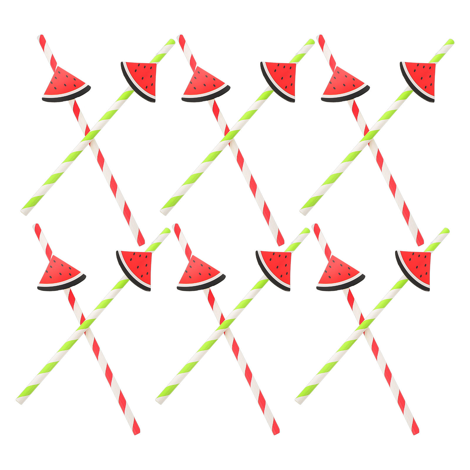 40Pcs Watermelon Disposable Pa – Paper Straw Color recenzja i cena