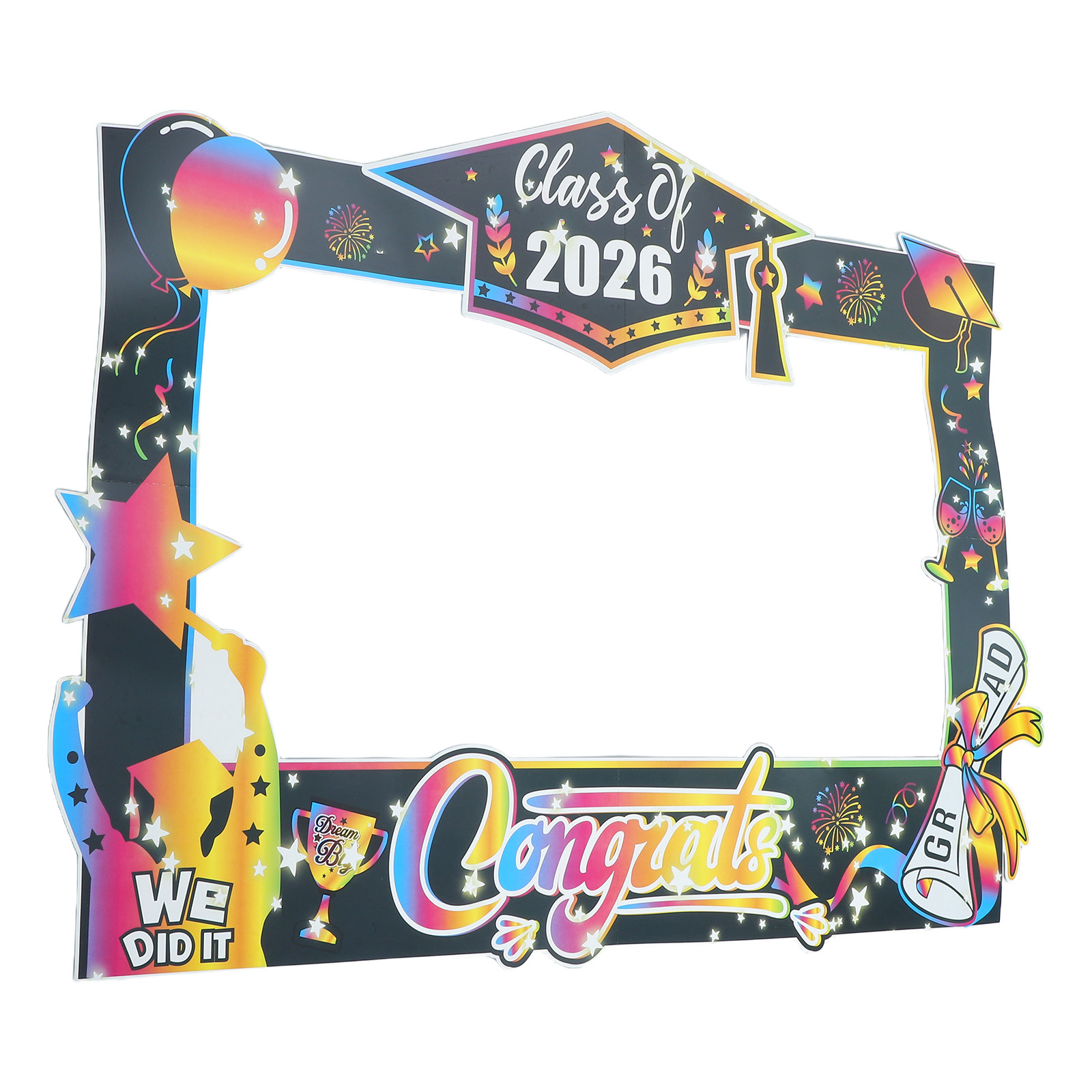 Graduation Photo Props Frame 2 – Photo Booth Frame recenzja i cena